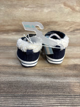 NEW Cat & Jack Soft Sole Shoes Navy sz 2/3c