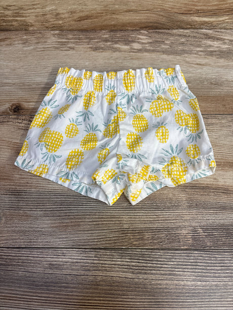Just One You Pineapple Print Shorts White sz 12m - Me n Mommy To Be