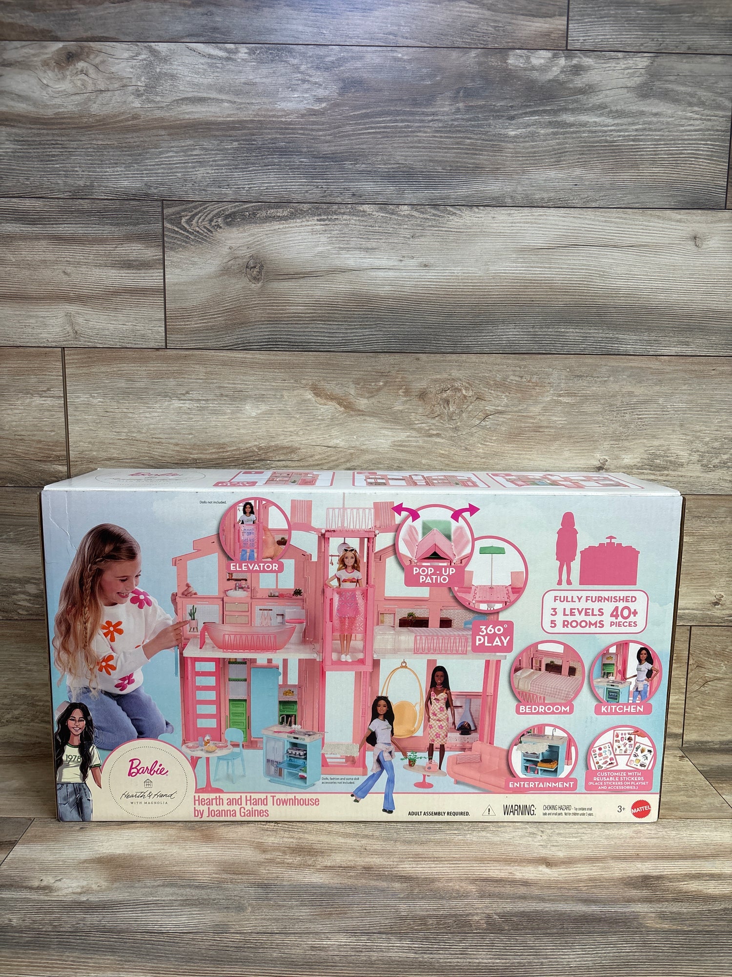 NEW Barbie Hearth & Hand Townhouse Playset