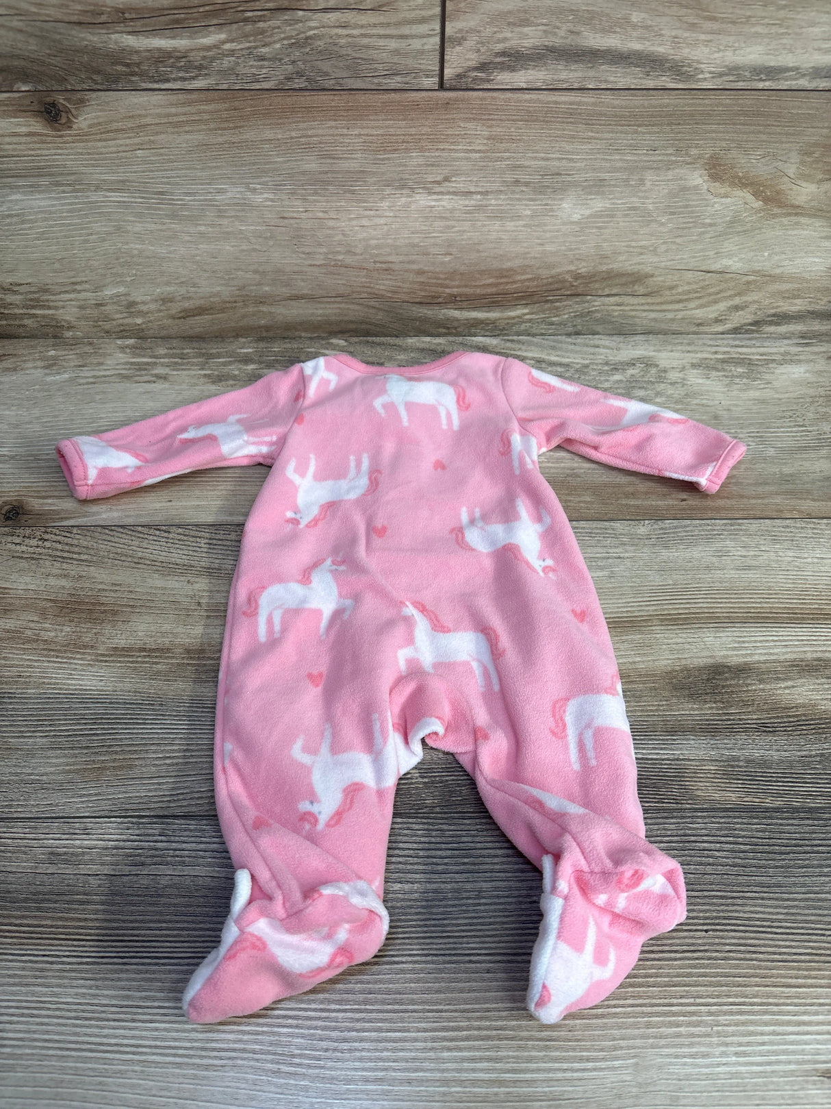 Child Of Mine Unicorn Print Blanket Sleeper Pink sz Newborn