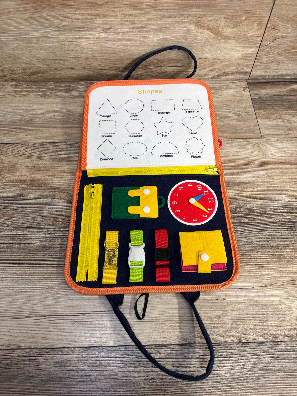 KiddiTouch Busy Board Felt Activity Book