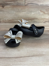 Mini Melissa 'Ultragirl Bow' Jelly Flats Black sz 5c