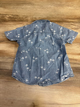 Oshkosh Chambray Button-Up Shirt Blue sz 4T