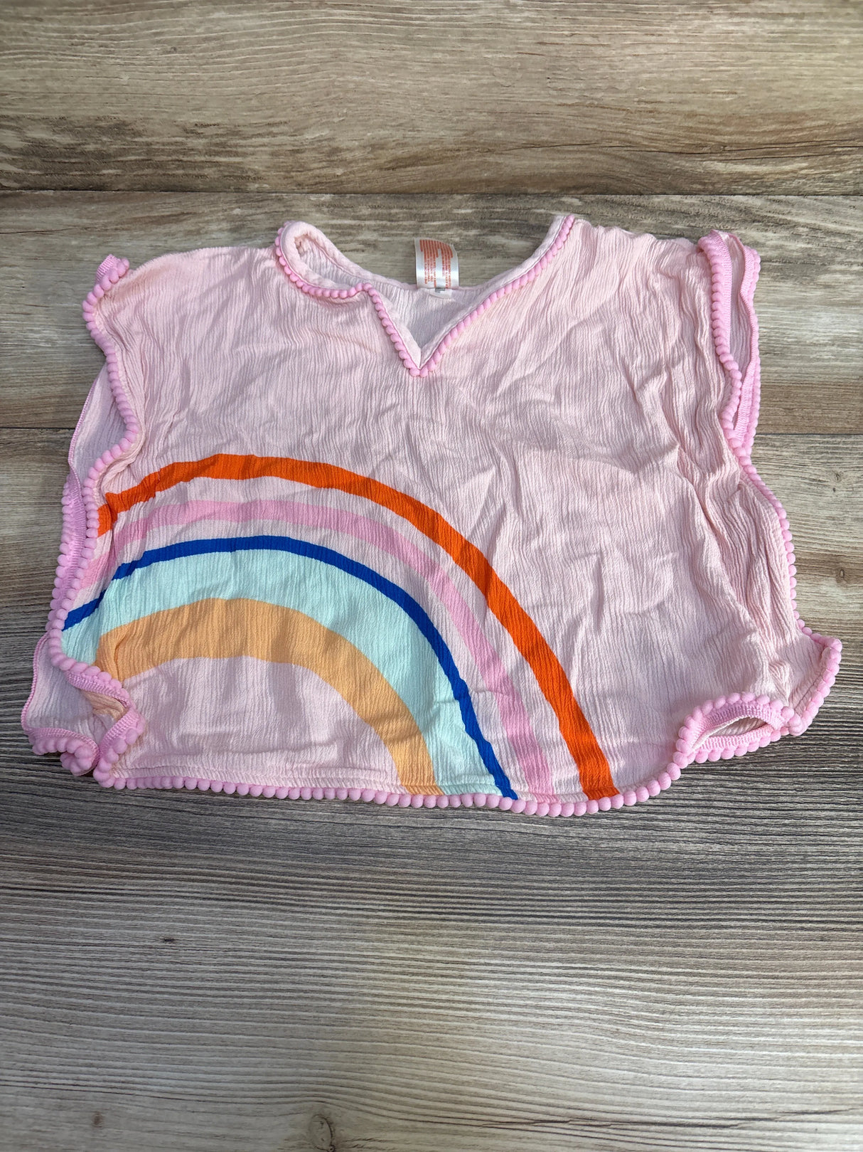 Cat & Jack Rainbow Swim Cover Up Pink sz 12-18m - Me n Mommy To Be