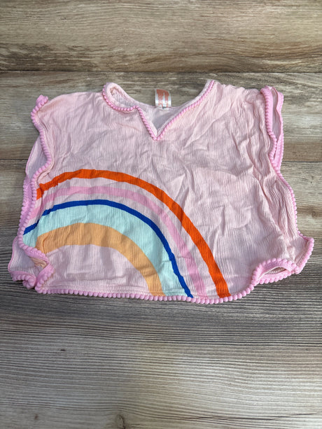 Cat & Jack Rainbow Swim Cover Up Pink sz 12-18m - Me n Mommy To Be