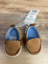 NEW Cat & Jack Soft Sole Shoes Tan sz 0/1c
