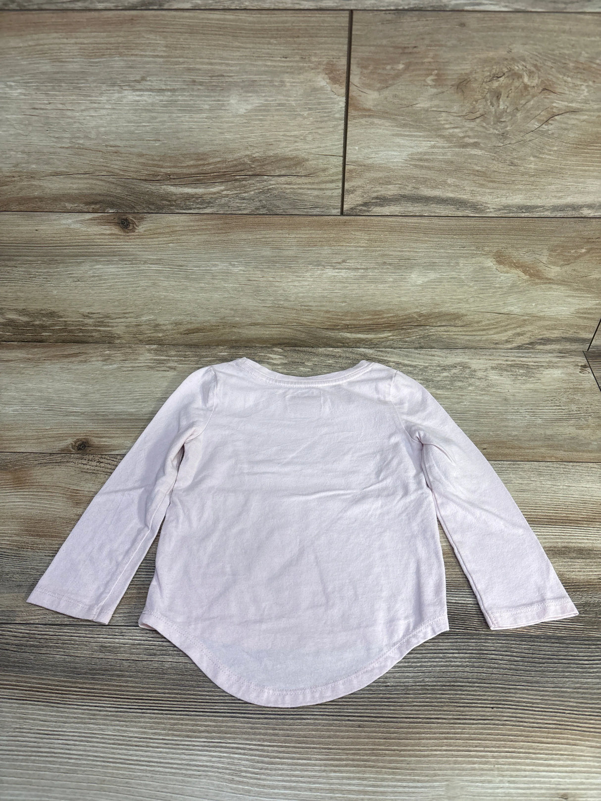 Cat & Jack High Low Long Sleeve Shirt Pink sz 2T