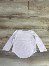 Cat & Jack High Low Long Sleeve Shirt Pink sz 2T