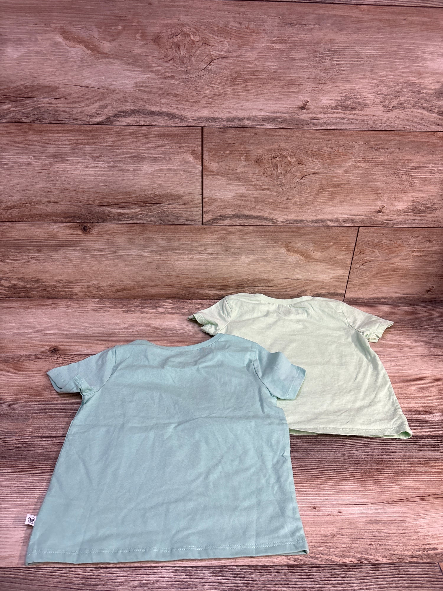 Honest Baby 2pk Shirts Green sz 4T
