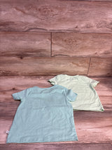 Honest Baby 2pk Shirts Green sz 4T