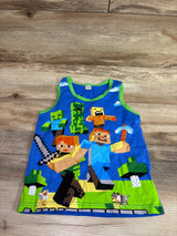 Minecraft Tank Top Blue sz 5/6T