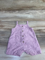 Just One You Henley Tank Shortie Romper Pink sz Newborn