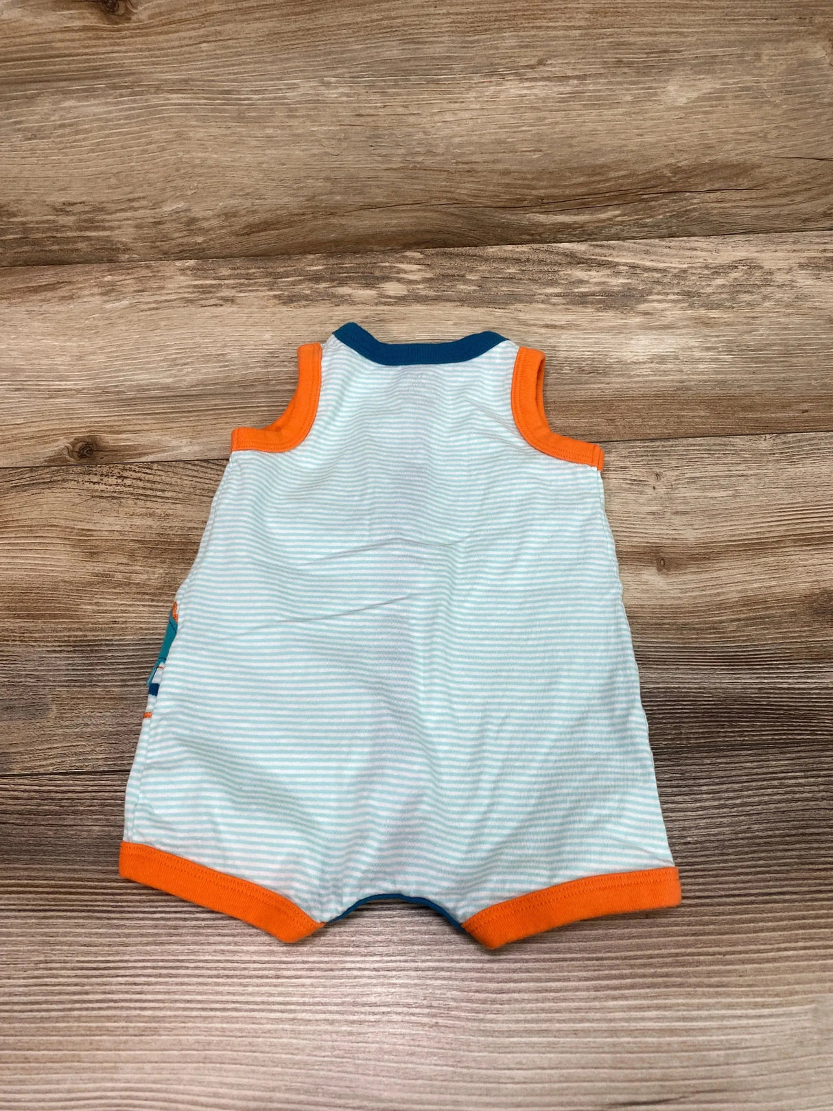 Carter's Striped Tank Shortie Romper Blue sz 3m