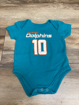 Outer Stuff Miami Dolphins #10 Tyreek Hill Bodysuit Teal sz 6/9m