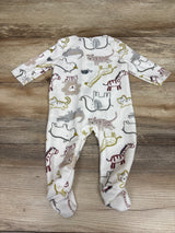 Little Chickadees Blanket Sleeper White sz 0/3m