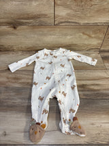 Just One You Ribbed Sleeper White sz 6m