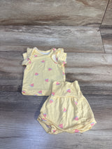 Child Of Mine 2pc Viscose Shirt & Pants Set Yellow sz Preemie