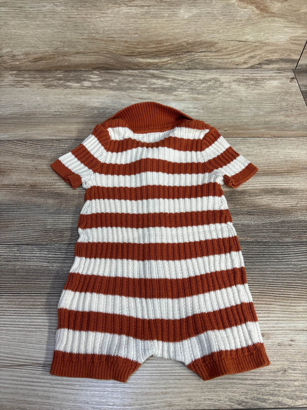 Old Navy Striped Sweater Romper Brown sz 3-6m