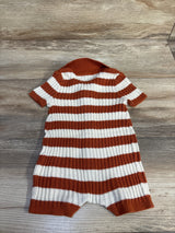 Old Navy Striped Sweater Romper Brown sz 3-6m