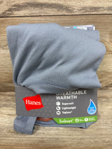 NEW Hanes 2pc Tagless Crew & Pant Set Grey sz L (14-16)