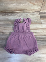 Cat & Jack Knit Ruffle Shortie Romper Pink sz 12m