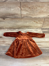 Adventurewear 360 Long Sleeve Velvet Dress Rust sz 3m