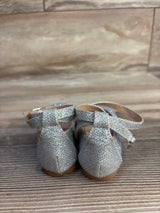 Little Angel Bedazzled Flats Silver sz 4c