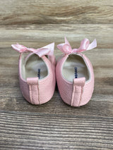 Lucky Brand Bow Mary Jane Crib Shoes Pink sz 4c