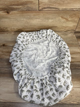 Bublo Baby Fitted Bassinet Sheet White