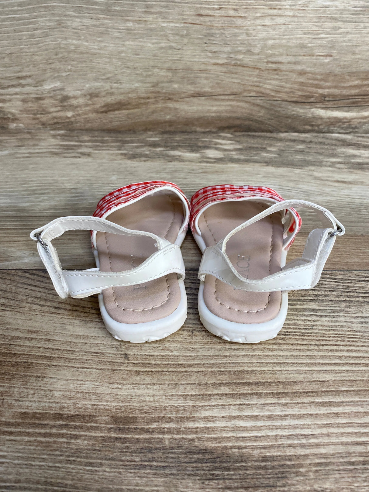 Handcrafted Children's Place Gingham Strappy Sandals sz 4c