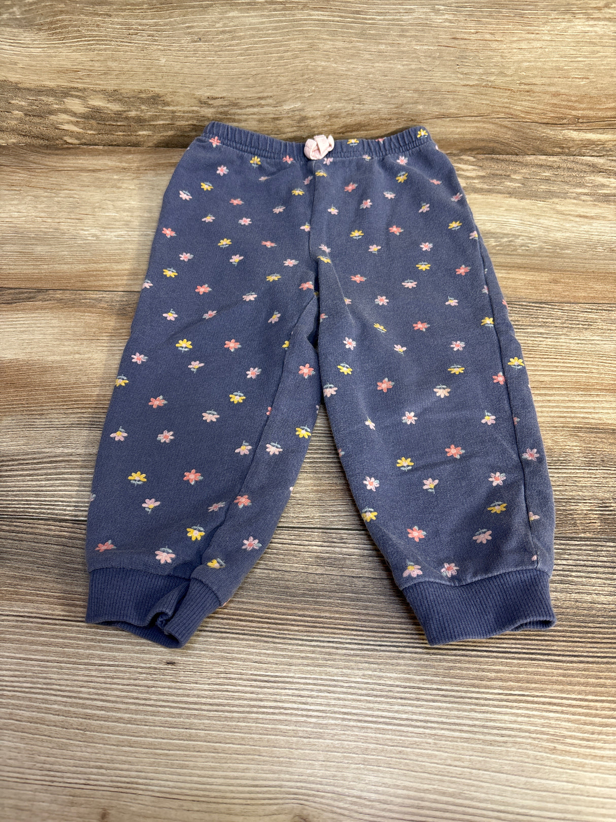 Carter's Floral Joggers Blue sz 24m
