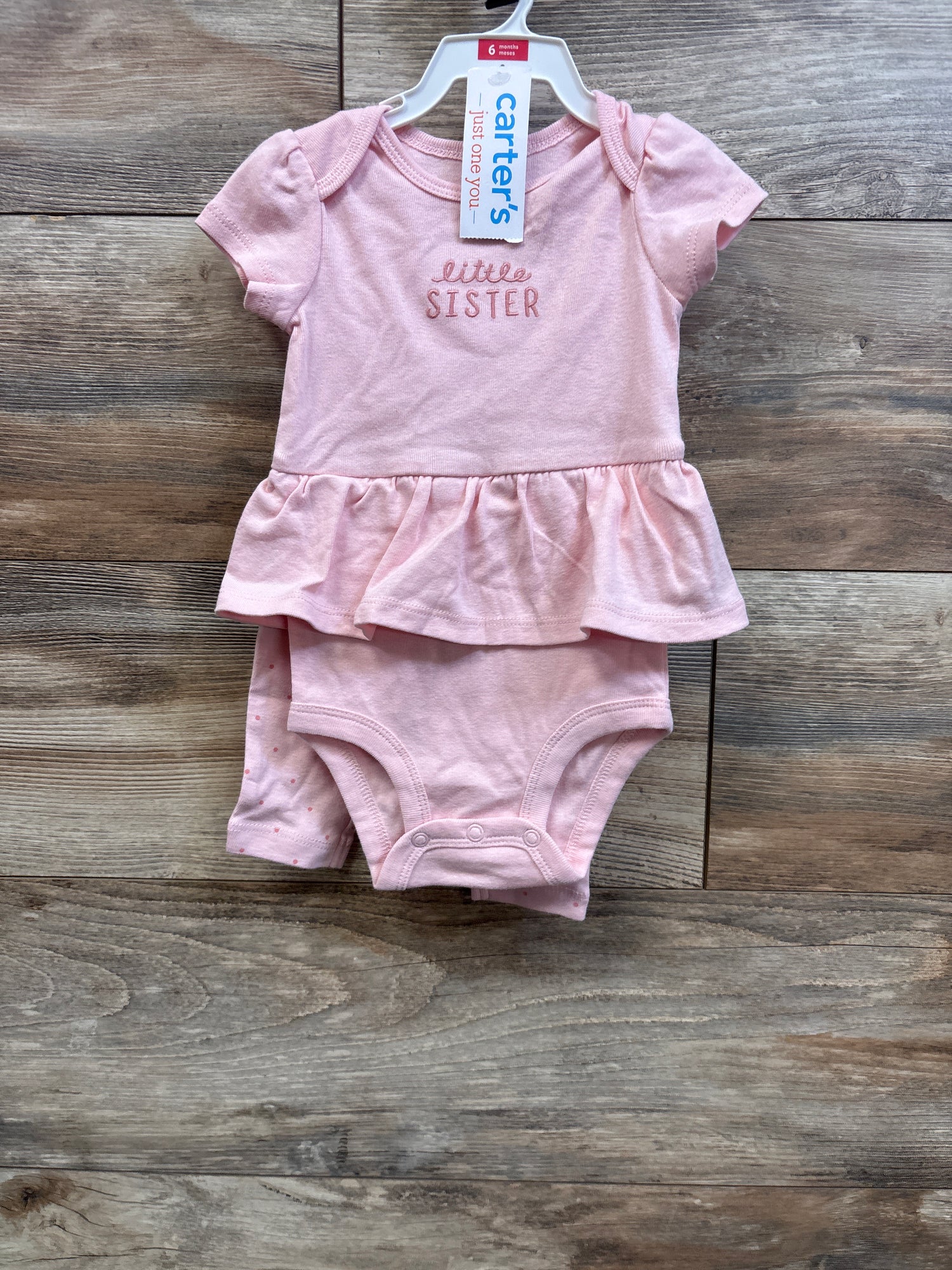 NEW Just One You 2pc Little Sister Skirted Bodysuit & Pants Set Pink sz 6m