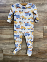 Just One You Construction Blanket Sleeper White sz 18m