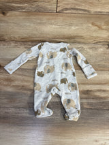 Carter's Thermal Elephant Coverall Grey sz Newborn