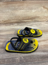Batman Light Up Flip Flop Sandals Black sz 7-8c