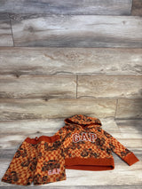 Baby Gap 2pc Monster Truck Checkered Hoodie & Bottoms Set Rust sz 2T