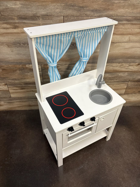 SPISIG Play Kitchen with Curtains - Me n Mommy To Be