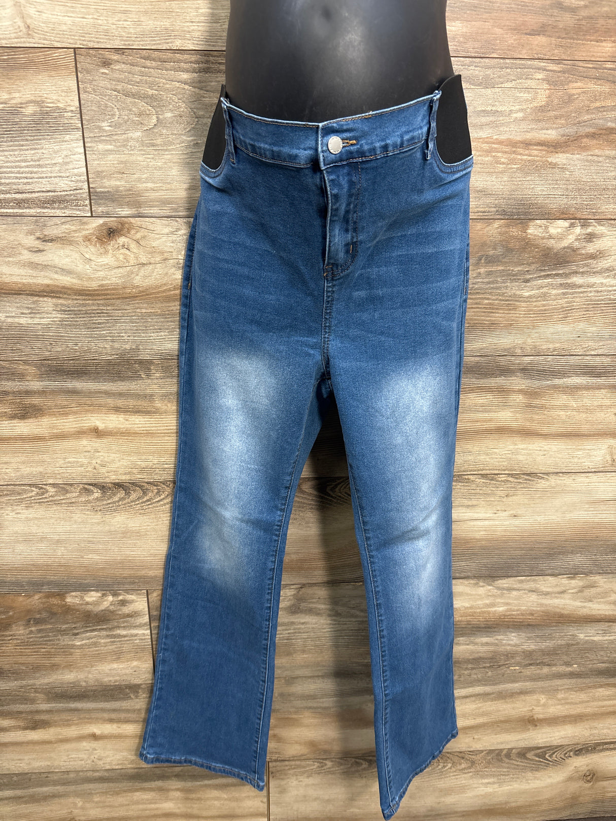 Shein Maternity Side Panel Jeans Blue sz Large