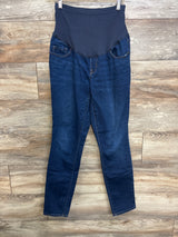 Old Navy Maternity Full Panel Skinny Jeans Blue sz Large (10 Long)