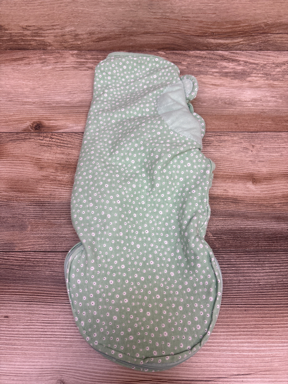 SwaddleMe Easy Change Zipper Swaddle Wrap Green sz 0-3m