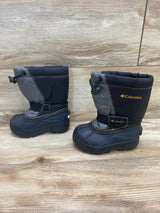 Columbia Powderbug Plus Snow Boots Black/Grey sz 8c