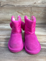 UGG Bailey Bow Maxi Wavelength Boots Pink sz 7c