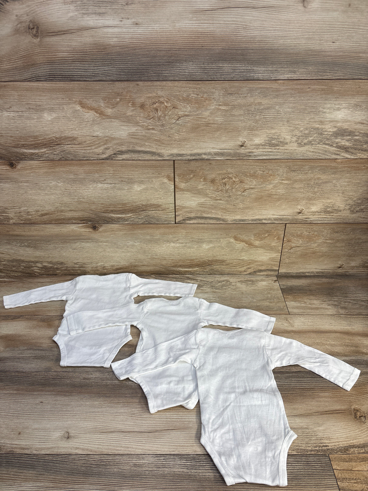 Gerber 3pk Bodysuits White sz 6-9m