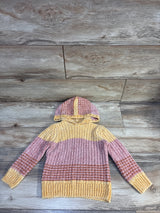 Derek Heart Soft Knit Hooded Sweater Yellow sz 4T