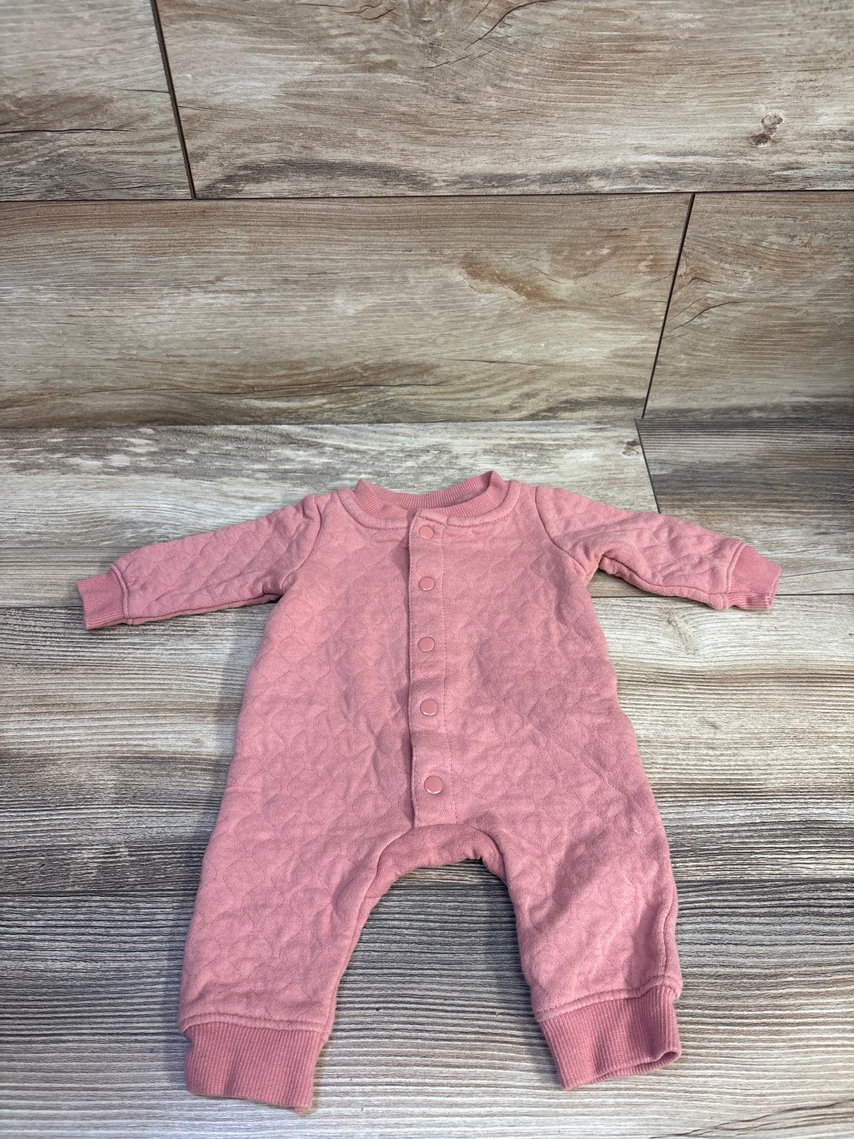 Carter's Quilted Coverall Pink sz Newborn