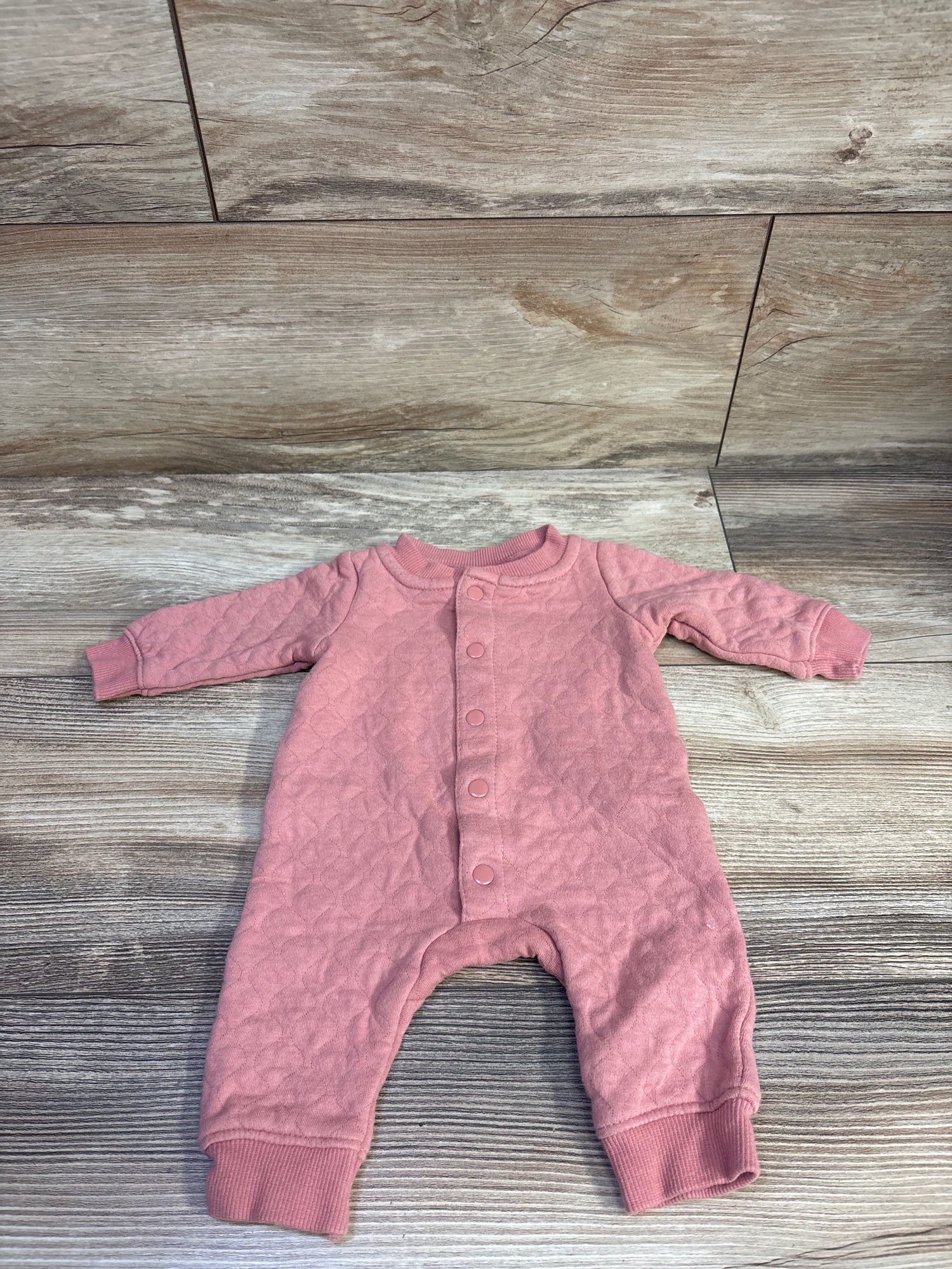 Carter's Quilted Coverall Pink sz Newborn