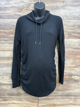 Isabel Maternity Cowl Neck Sweatshirt Black sz Small - Me n Mommy To Be