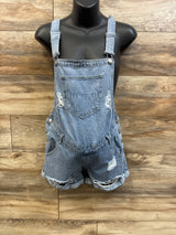Shein Maternity Denim Overalls Blue sz Small