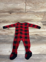 Wondershop Buffalo Plaid Sleeper Red sz 6-9m