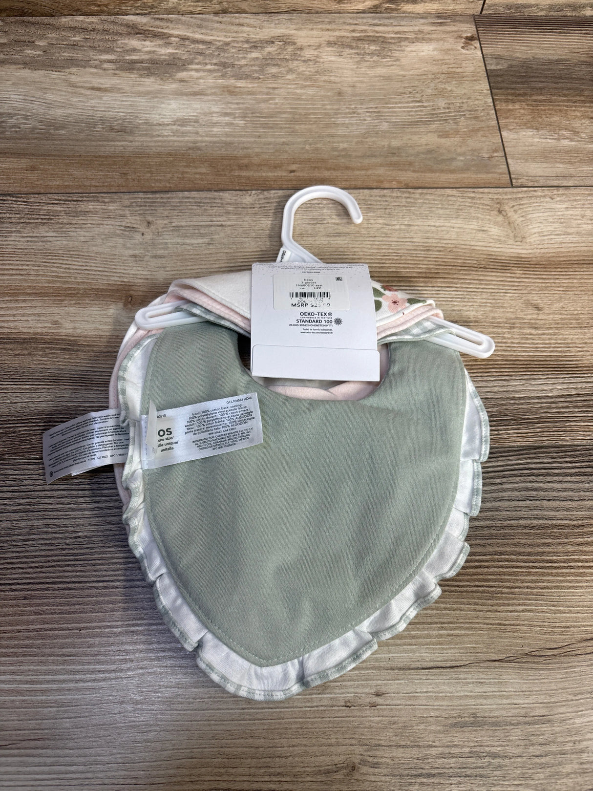 NEW Carter's 3pk Bibs One Size